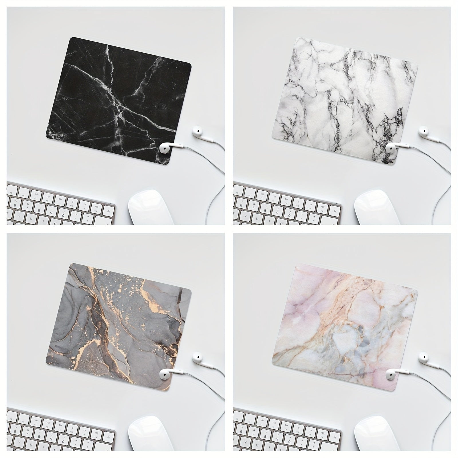 Stylish Marble Mouse Pad for Office & Gaming