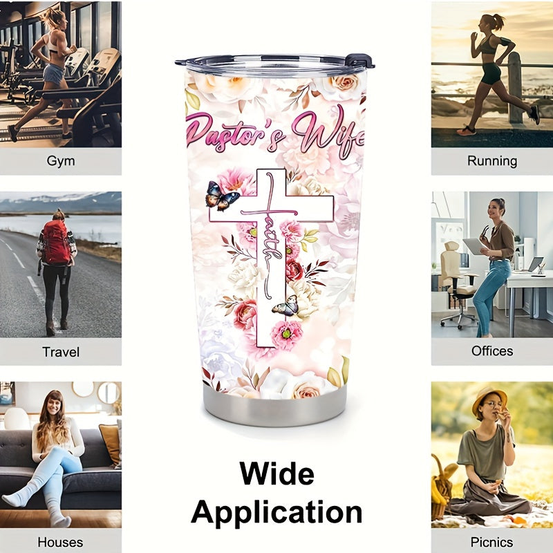Pastor's Wife 20oz Tumbler Stainless Steel Insulated Thermal Cup