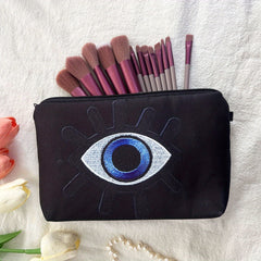 Evil Eye Pattern Makeup Bag Devil's Eye Cosmetic Storage Bag