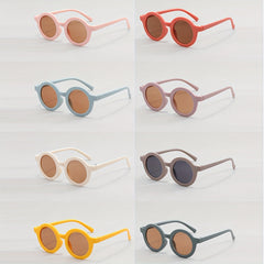 Kids Round Vintage Sunglasses for Outdoor Activities