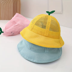 Sun Hat for Baby 0-3 Years Old with Strap