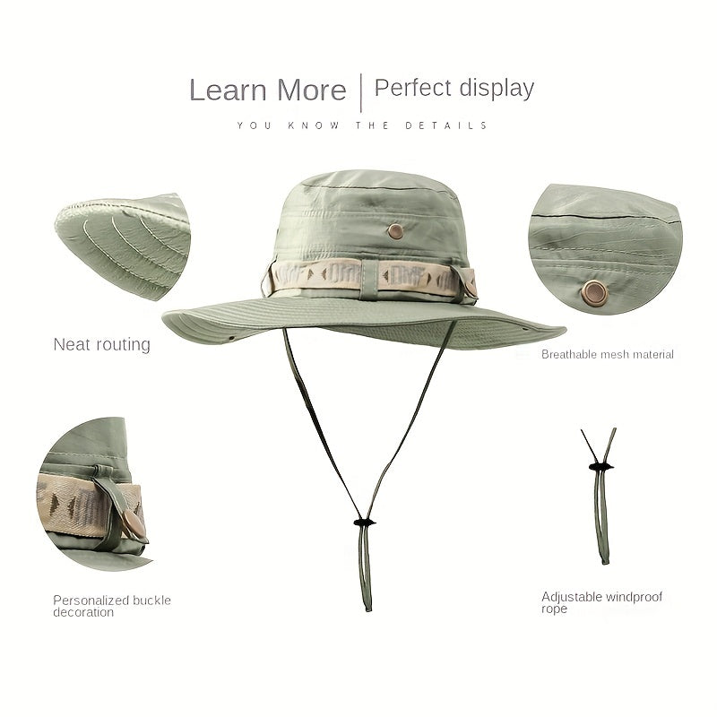 Water Proof Wide Brim Sun Visor Cap UV Protection
