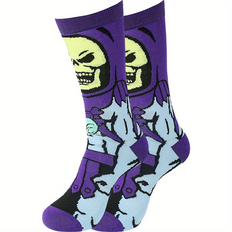 Kids Boys Horror Cartoon Dog Crew Socks