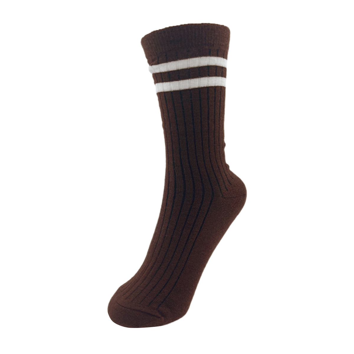 Cozy Striped Mid Tube Socks for Women