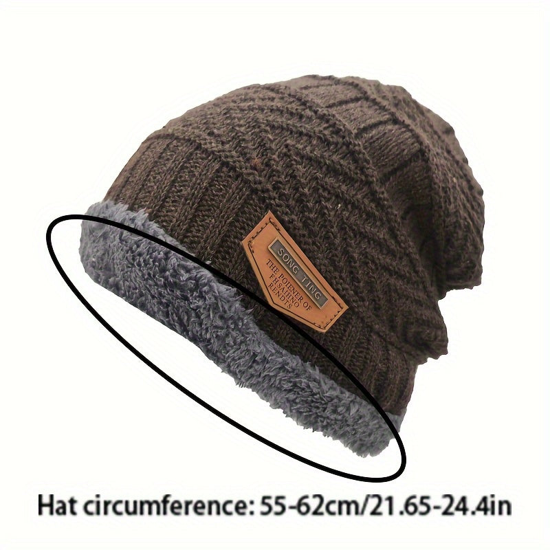 Men's & Women's Plus Velvet Ear Protection Woolen Hat