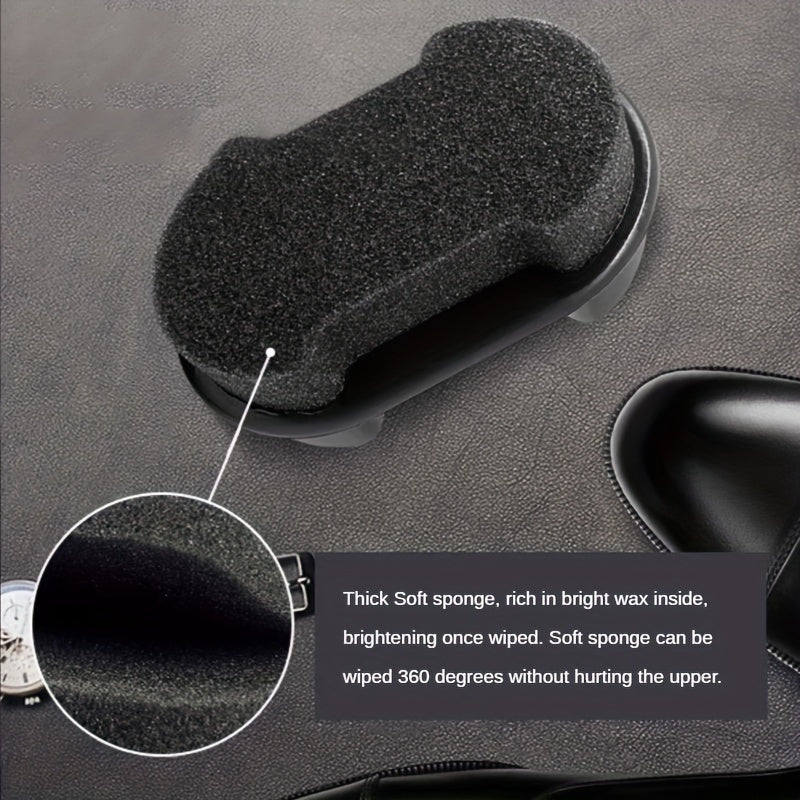 Double-sided Leather Shoe Brush Shoe Polish Brush Shoe Maintenance