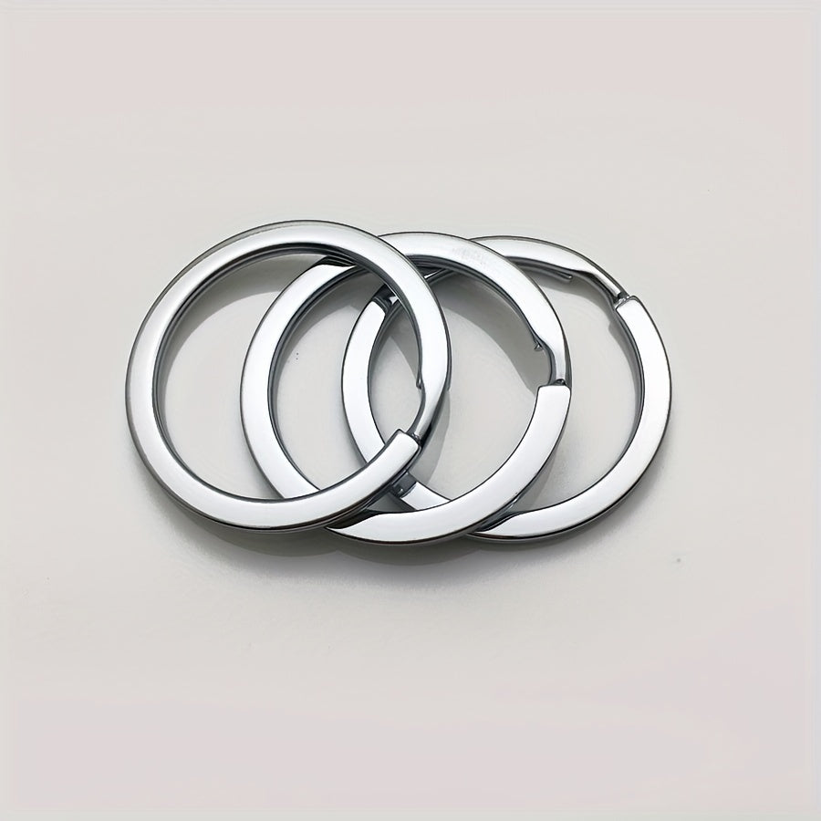10pcs Stainless Steel Key Ring for Backpack Bag