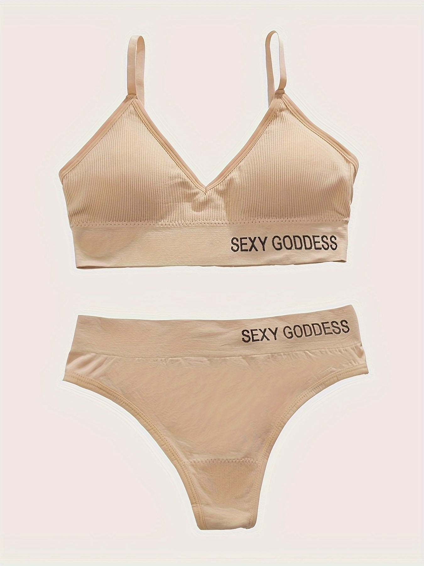 3 Sets Push Up Bra & Thong Lingerie