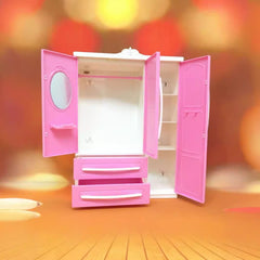 European Style Pink Wardrobe Scene Storage