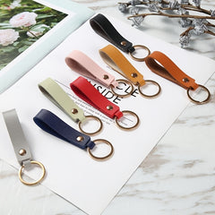1pc PU Leather Keychain Bag Key Chain Keyring Charm Accessories