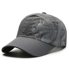 Waterproof Quick-drying Chinese Dragon Pattern Baseball Cap