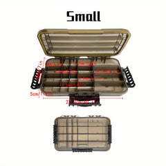 1pc Grid Storage Box Parts Tool Box Plastic Screw Electronic Accessories