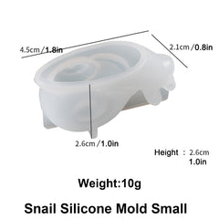 DIY Snail Swing Piece Silicone Mold For Epoxy Resin Crafts