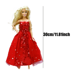 Princess Wedding Doll Evening Dress - High End Mesh Dresses