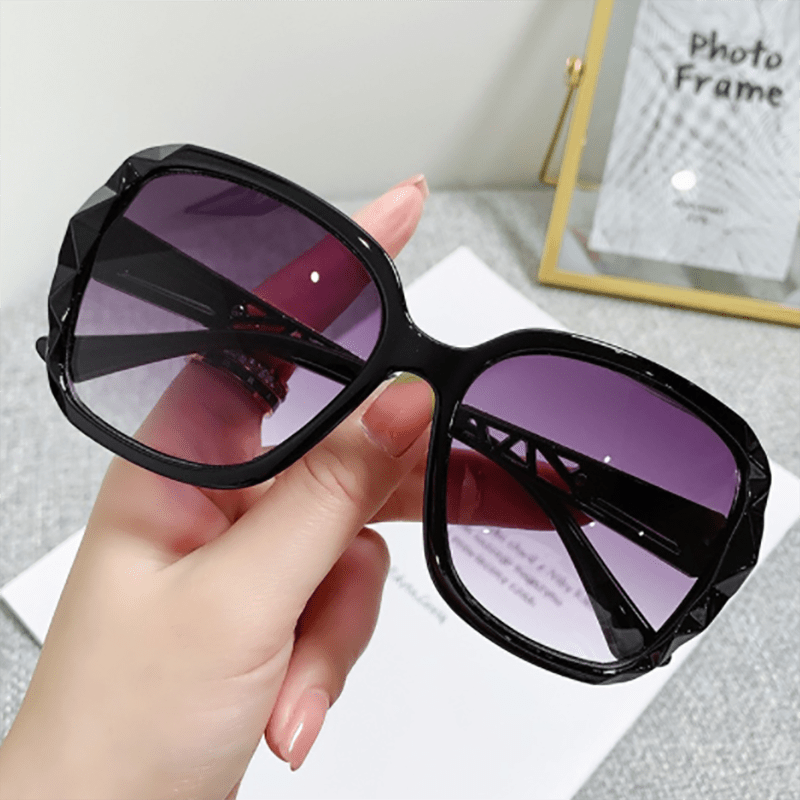 Glitter Gradient Polarized Sunglasses UV400 Sun Shades for Driving