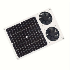 12W Solar Air Purification Exhaust Fan Kitchen Bathroom Universal