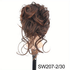 Synthetic Curly Hairpiece Hair Claw Wig Bun Hair Claw Chignon Shark Cla
