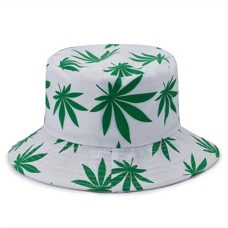 Men's Outdoor Maple Leaf Sunshade Bucket Hat