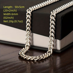 Cuban Chain Pendant Necklace Minimalist Cuba Necklaces Gift Boys