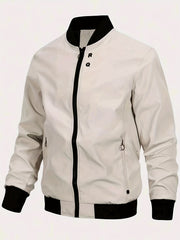 Men's Lightweight Windbreaker Jacket Zip Up Coat