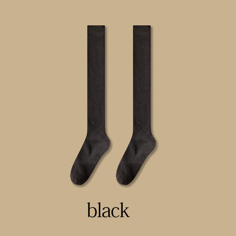Warm Knit Thigh High Socks for Women