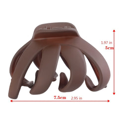 Large Hair Claw Clips for Thick Hair Matte Finish Octopus Style Non-Slip Jaw