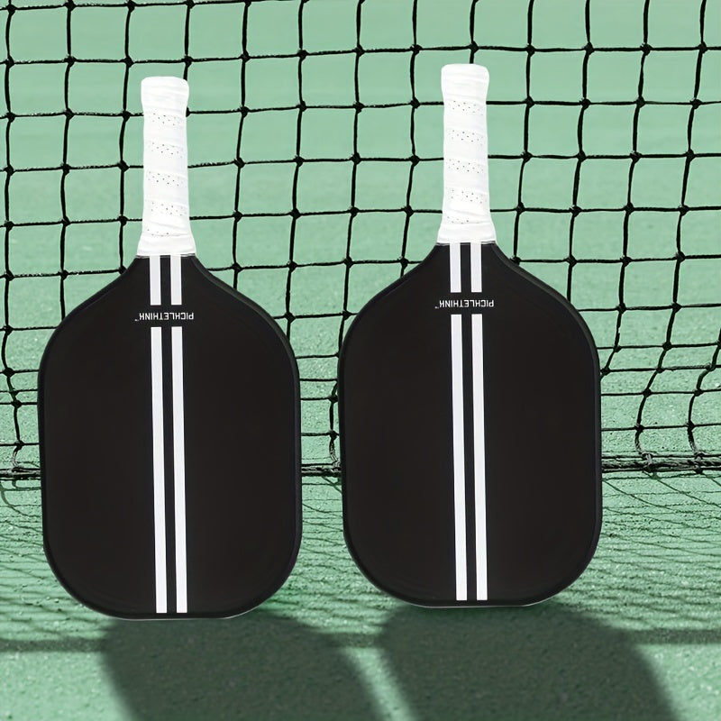 Carbon Fiber Pickleball Paddle Set with Grips & Bag