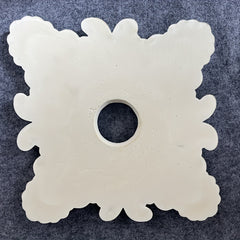 Square Lamp Panel PU Material Ceiling Decoration French Non gypsum Line