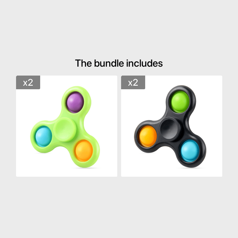 Children's Bubble Turntable Toy Sensory Decompression Rotary Toy