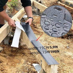 Butyl Rubber Armor Plate Joist Tape High Temp Resistant Waterproof