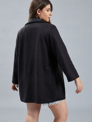  Solid Long Sleeve Blazer