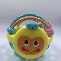 Colorful Baby Bee Soft Rubber Bed Bell Rattle Toy