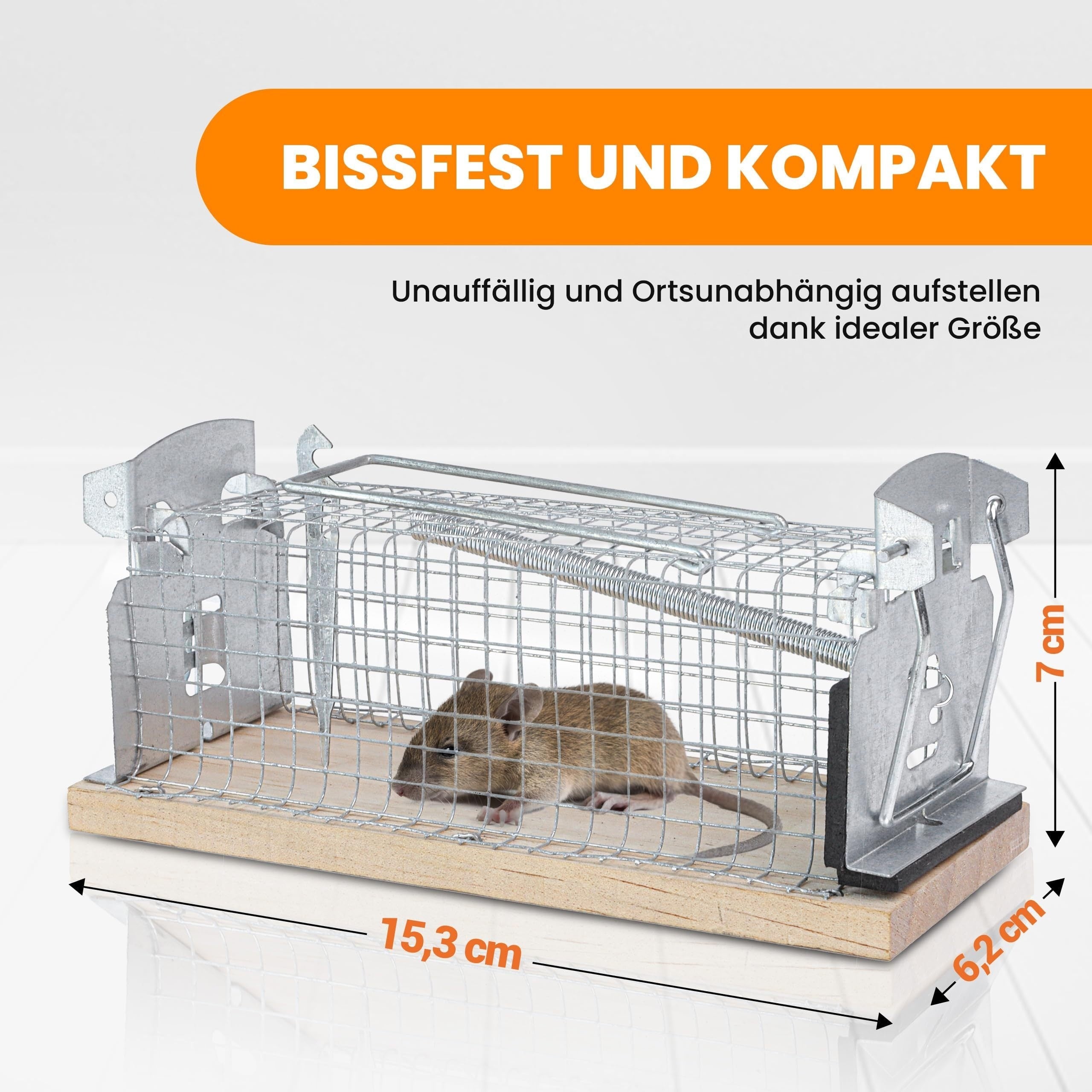 2pcs Live Mouse Trap Quick Effective Sanitary Safe Mousetrap Catcher