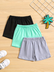Baby Boy's Casual Shorts 3pcs Outfit
