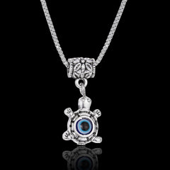 Eye Pendant Necklace Evil Eye Necklace Metal Chains Necklace