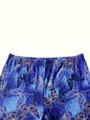  Butterfly Print High Rise Leggings