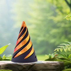 3D Printed Spiral Tree & Carrot Relax Toy Plastic Fish Tank Decor