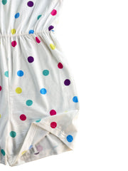 Toddler Girls Polka Dot Rompers For Beach Vacation