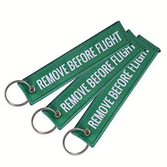 Aviation Enthusiast REMOVE BEFORE FLIGHT Key Chain