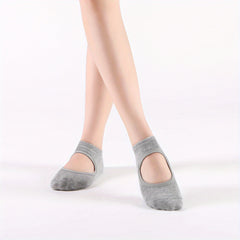 Comfy Non Slip Round Toe Yoga Socks