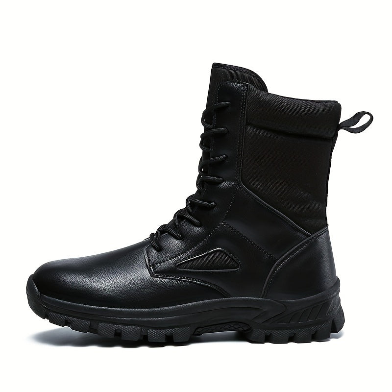 Men's High Top Tactical Work Boots Non Slip Durable Outdoor Hiking