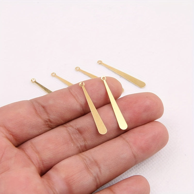Copper Earring Accessories - Stick Shape Pendant - DIY Charms Decor