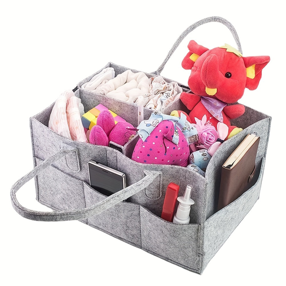 Felt Diaper Bag Cosmetic Handbag Baby Diaper Handbag Mummy Felt Storage Bag
