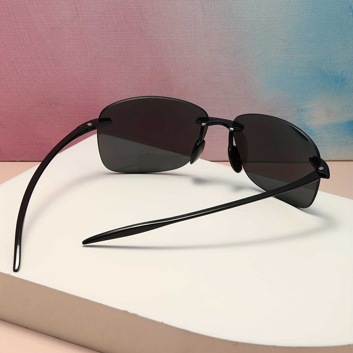 Men's Square Frame Sunglasses UV Protection