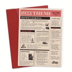 90th Birthday Poster Card For Parents Grandparents Wife Or Husband Vintage Style