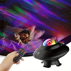 Aurora Night Light Starry Night Projector Remote Control Boys Gift