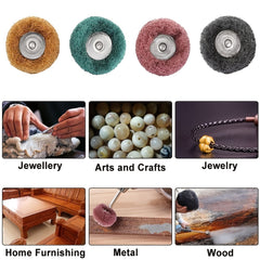 40pcs Abrasive Buffing & Polishing Wheel Set for Rotary Tool