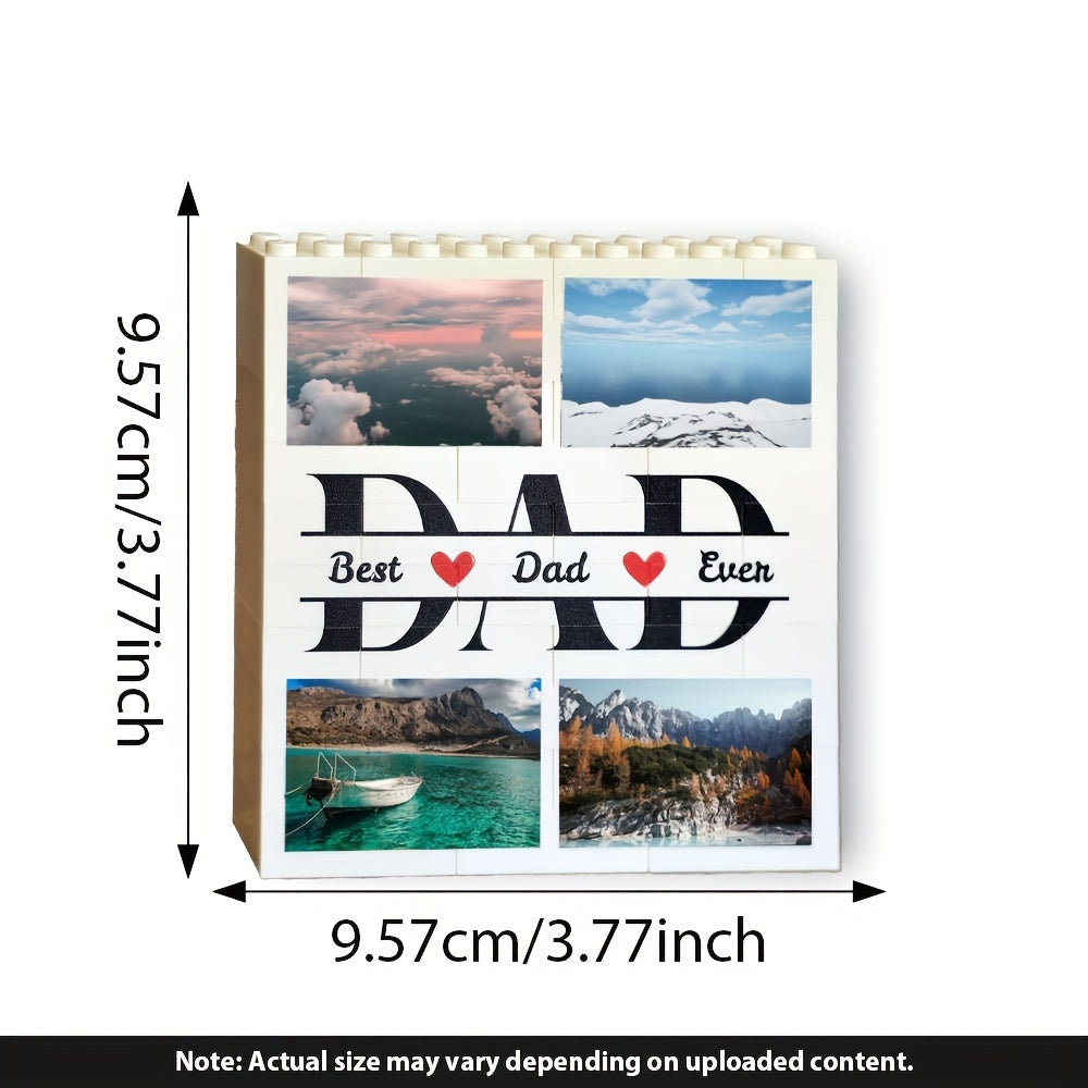 Personalized Dad Photo Block - Father's Day Gift