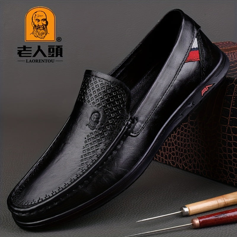 Men's Comfy Slip-On Moc Toe Loafers - Spring/Summer Shoes