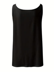 V Neck Zip Front Spaghetti Strap Top Summer Women's Cami